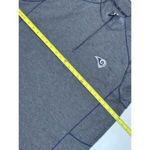 Tommy Bahama LA‎ Rams NFL Long Sleeve Quarter Zip Sweater Men's XL Gray
